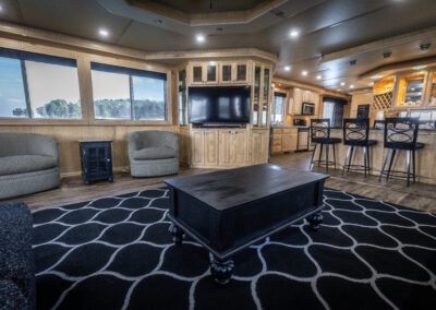 Scenic cruise on Lake Lanier aboard the Fantasy luxury houseboat near Lanier Islands