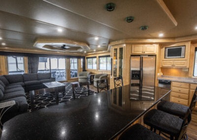 Fantasy luxury houseboat event venue near Lanier Islands on Lake Lanier for private celebrations
