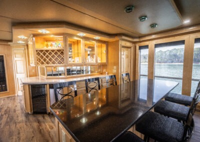 Luxury cruise experience on the Fantasy houseboat near Lanier Islands on Lake Lanier Georgia